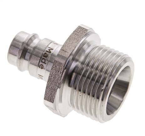 Acier inoxydable 316L DN 10 Air Coupling Plug G 3/4 inch Male