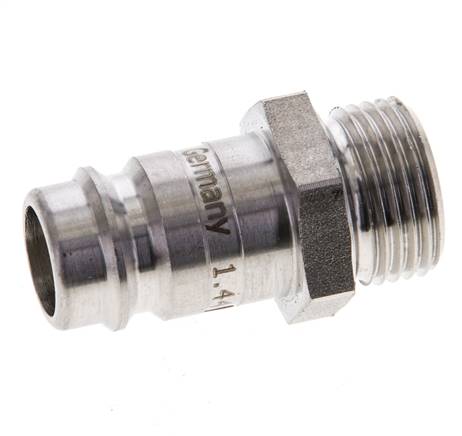 Acier inoxydable 316L DN 10 Air Coupling Plug G 3/8 inch Male