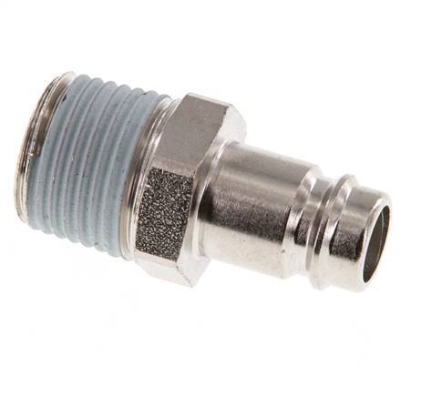 Acier trempé DN 10 Air Coupling Plug R 1/2 inch Male