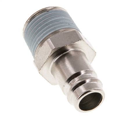 Acier trempé DN 10 Air Coupling Plug R 1/2 inch Male