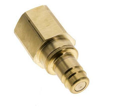 Brass DN 15 Air Coupling Plug G 1 inch Female Double Shut-Off