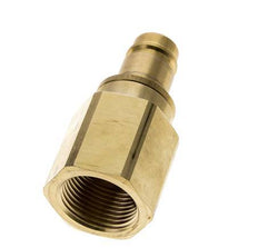 Brass DN 15 Air Coupling Plug G 1 inch Female Double Shut-Off