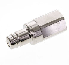Laiton nickelé DN 15 Air Coupling Plug G 1 inch Female Double Shut-Off