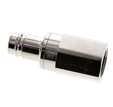 Laiton nickelé DN 15 Air Coupling Plug G 1 inch Female Double Shut-Off