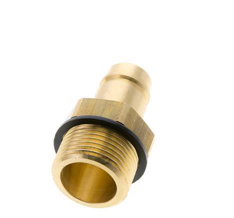 Brass DN 15 Air Coupling Plug G 1 inch Male