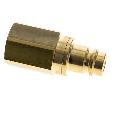 Brass DN 19 Air Coupling Plug G 3/4 inch Female Double Shut-Off