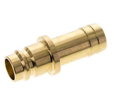 Brass DN 19 Air Coupling Plug 25 mm Hose Pillar