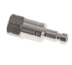 Acier inoxydable 316L DN 2.7 (Micro) Air Coupling Plug G 1/8 inch Female Double Shut-Off