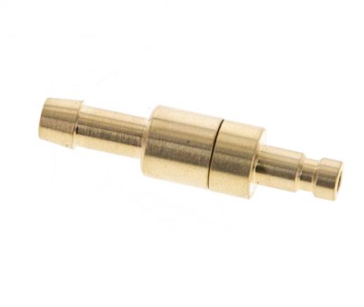Laiton DN 2.7 (Micro) Bouchon de raccord d'air Colonne de tuyau 5 mm Double obturation