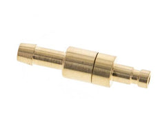Laiton DN 2.7 (Micro) Bouchon de raccord d'air Colonne de tuyau 5 mm Double obturation