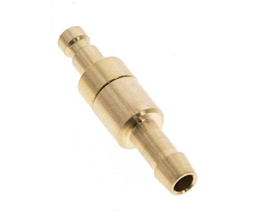 Laiton DN 2.7 (Micro) Bouchon de raccord d'air Colonne de tuyau 5 mm Double obturation