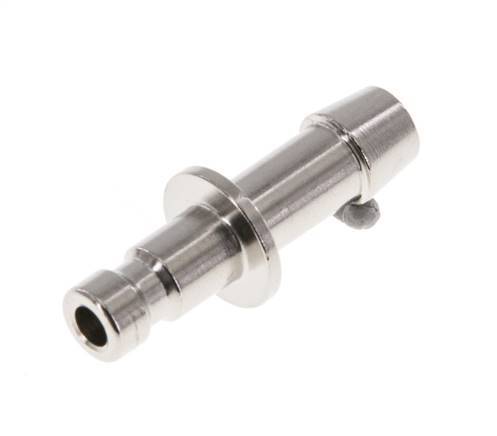 Nickel-plated Brass DN 2.7 (Micro) Air Coupling Plug 5 mm Hose Pillar [2 Pieces]