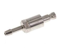 Nickel-plated Brass DN 2.7 (Micro) Air Coupling Plug 3 mm Hose Pillar Double Shut-Off