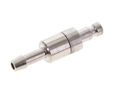 Laiton nickelé DN 2.7 (Micro) Bouchon de raccord d'air Colonne de tuyau 4 mm Double obturation