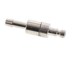 Laiton nickelé DN 2.7 (Micro) Bouchon de raccord d'air Colonne de tuyau 4 mm Double obturation