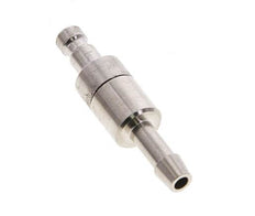 Laiton nickelé DN 2.7 (Micro) Bouchon de raccord d'air Colonne de tuyau 4 mm Double obturation