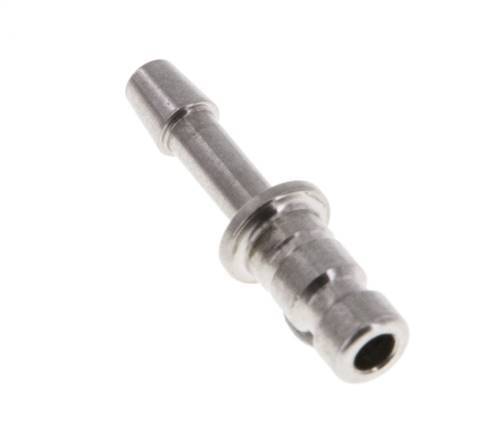 Stainless Steel 316L DN 2.7 (Micro) Air Coupling Plug 3 mm Hose Pillar