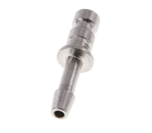 Stainless Steel 316L DN 2.7 (Micro) Air Coupling Plug 3 mm Hose Pillar