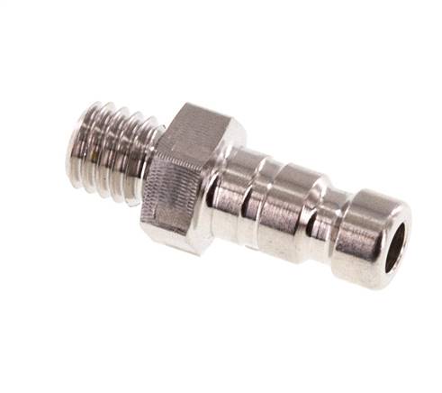 Acier inoxydable 316L DN 2.7 (Micro) Raccord d'air Bouchon M5 mâle