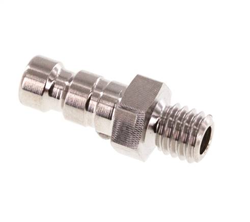 Acier inoxydable 316L DN 2.7 (Micro) Raccord d'air Bouchon M5 mâle