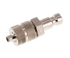 Nickel-plated Brass DN 2.7 (Micro) Air Coupling Plug 3x4.3 mm Union Nut [2 Pieces]