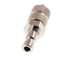Nickel-plated Brass DN 2.7 (Micro) Air Coupling Plug 3x4.3 mm Union Nut [2 Pieces]