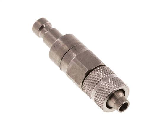 Acier inoxydable DN 2.7 (Micro) Coupleur d'air Bouchon 4x6 mm Écrou-raccord Double obturation