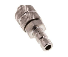 Stainless Steel 316L DN 2.7 (Micro) Air Coupling Plug 4x6 mm Union Nut