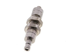 Acier inoxydable DN 2.7 (Micro) Coupleur d'air Bouchon 4x6 mm écrou-union Cloison à double obturation