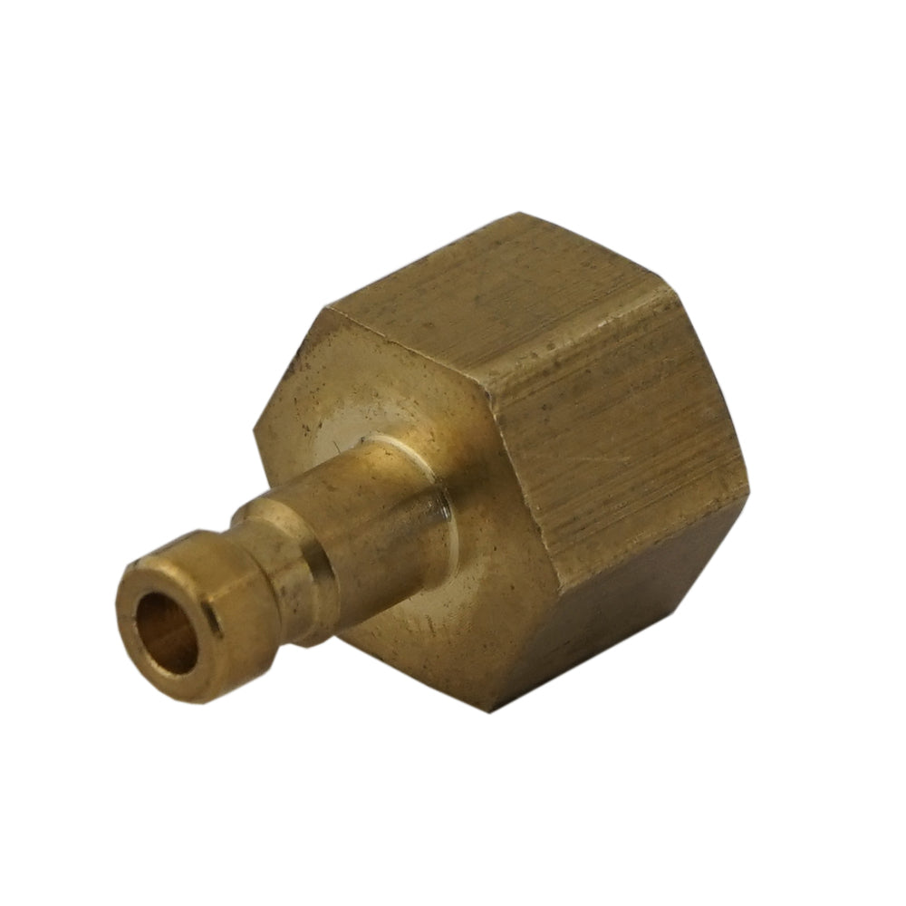 Raccord d'air DN 5 en laiton, bouchon G 1/8 pouce femelle [5 pièces].