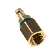 Bouchon de raccord d'air vert DN 5 en laiton G 1/4 pouce femelle