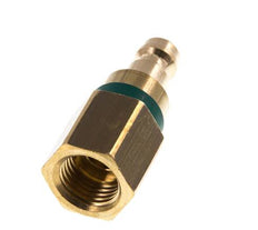 Bouchon de raccord d'air vert DN 5 en laiton G 1/4 pouce femelle