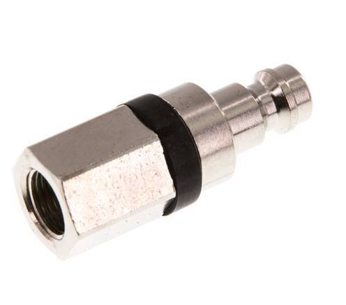 Nickel-plated Brass DN 5 Black Air Coupling Plug G 1/8 inch Female