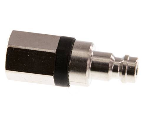 Nickel-plated Brass DN 5 Black Air Coupling Plug G 1/8 inch Female