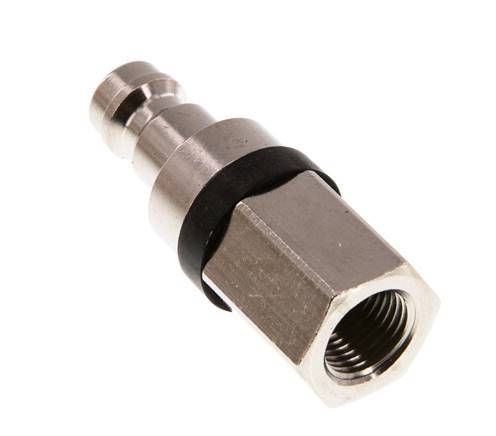 Nickel-plated Brass DN 5 Black Air Coupling Plug G 1/8 inch Female