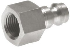 Nickel-plated Brass DN 5 Air Coupling Plug G 3/8 inch Female [2 Pieces]