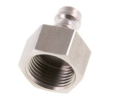 Bouchon de raccord d'air rouge DN 5 en acier inoxydable G 3/8 pouce femelle à double obturation