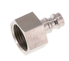 Bouchon de raccord d'air rouge DN 5 en acier inoxydable G 3/8 pouce femelle à double obturation