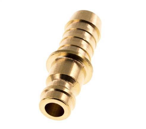 Brass DN 5 Air Coupling Plug 8 mm Hose Pillar [5 Pieces]