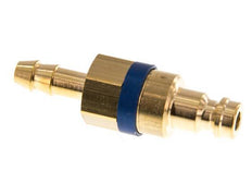 Laiton DN 5 Bleu Bouchon de raccord d'air 6 mm Colonne de tuyau