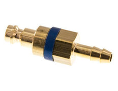 Laiton DN 5 Bleu Bouchon de raccord d'air 6 mm Colonne de tuyau