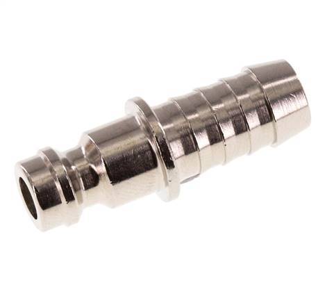 Nickel-plated Brass DN 5 Air Coupling Plug 8 mm Hose Pillar [5 Pieces]