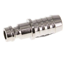 Nickel-plated Brass DN 5 Air Coupling Plug 9 mm Hose Pillar [5 Pieces]