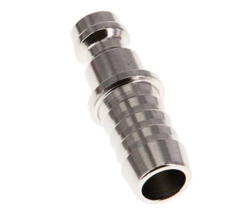 Nickel-plated Brass DN 5 Air Coupling Plug 9 mm Hose Pillar [5 Pieces]