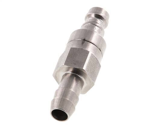 Acier inoxydable DN 5 Air Coupling Plug 8 mm Hose Pillar Double Shut-Off