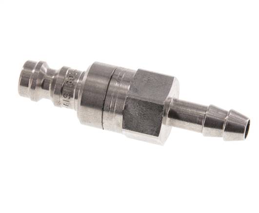 Acier inoxydable 316L DN 5 Air Coupling Plug 4 mm Hose Pillar
