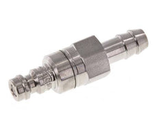 Acier inoxydable 316L DN 5 Air Coupling Plug 8 mm Hose Pillar Double Shut-Off