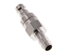 Acier inoxydable 316L DN 5 Air Coupling Plug 8 mm Hose Pillar Double Shut-Off