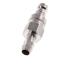 Acier inoxydable 316L DN 5 Air Coupling Plug 8 mm Hose Pillar Double Shut-Off