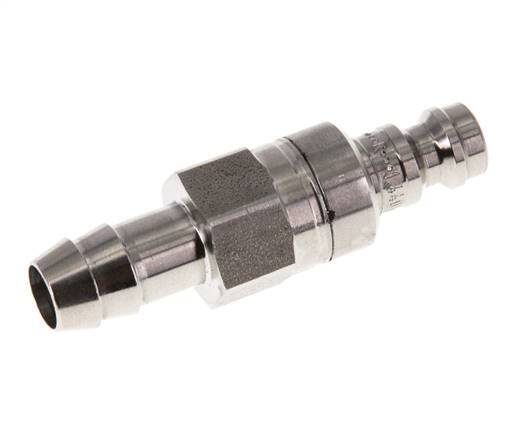 Acier inoxydable 316L DN 5 Air Coupling Plug 9 mm Hose Pillar Double Shut-Off